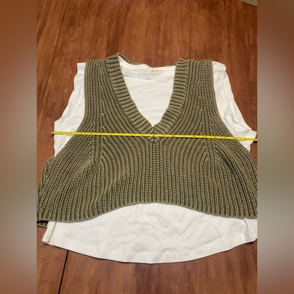 Anthropologie Pilcro Twofer Sweater Tee Size M - Picture 6 of 9